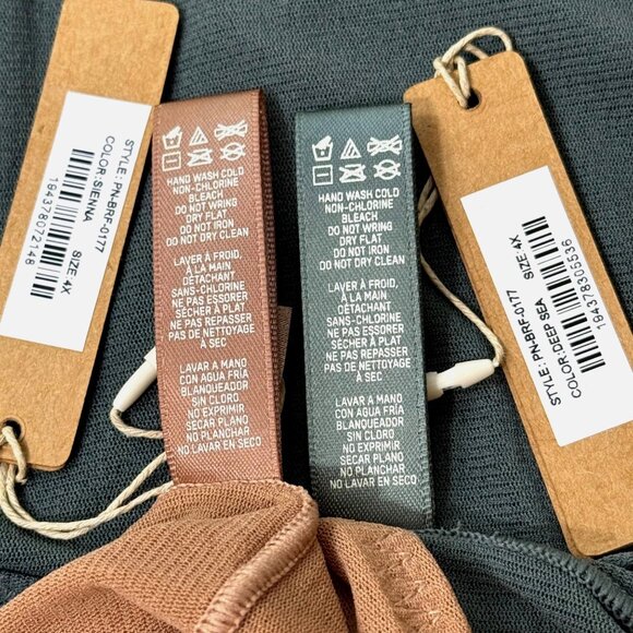 SKIMS Summer Mesh Brief Lot of 2 Sienna Deep Sea 4X - Picture 11 of 12